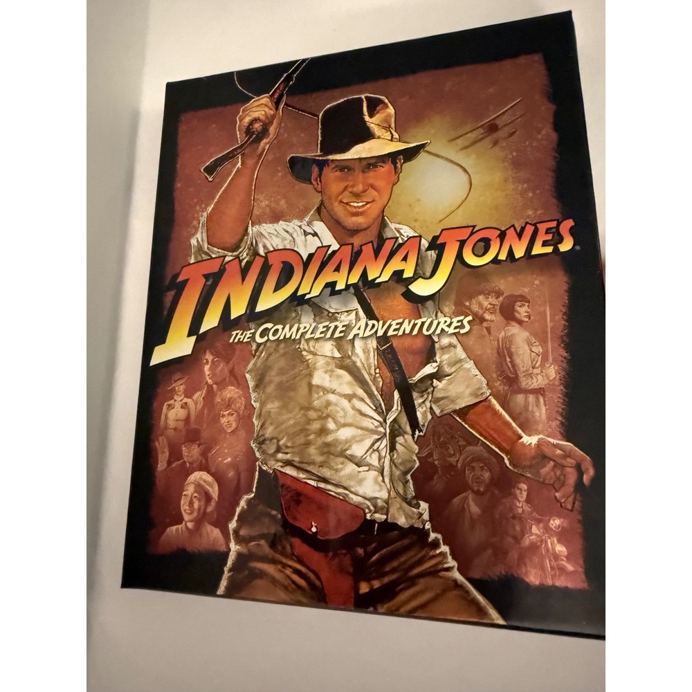 Indiana Jones The Complete Adventures Blu-ray 5-Disc Box Set Harrison Ford